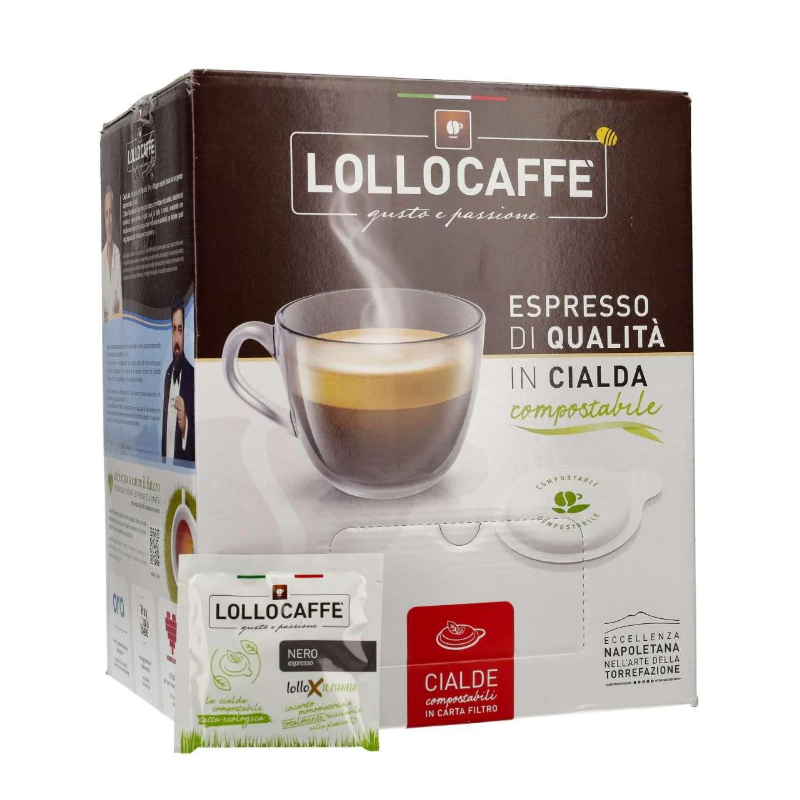 Lollocaffé Nero ESE – 150 Dosettes café corsé et aromatique