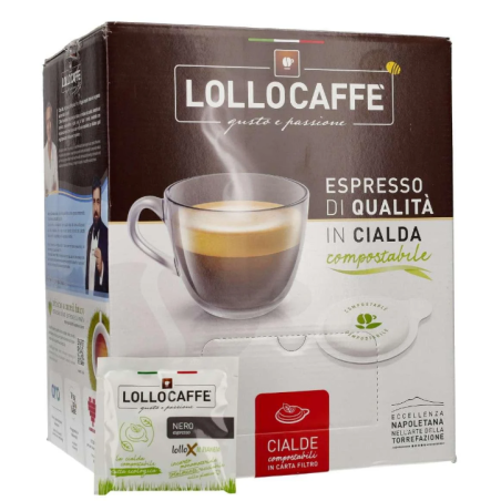 Lollocaffé Nero ESE – 150 Dosettes café corsé et aromatique